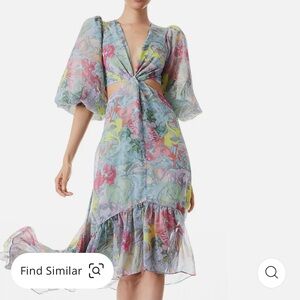 Alice + Olivia Katia Twist dress size 6